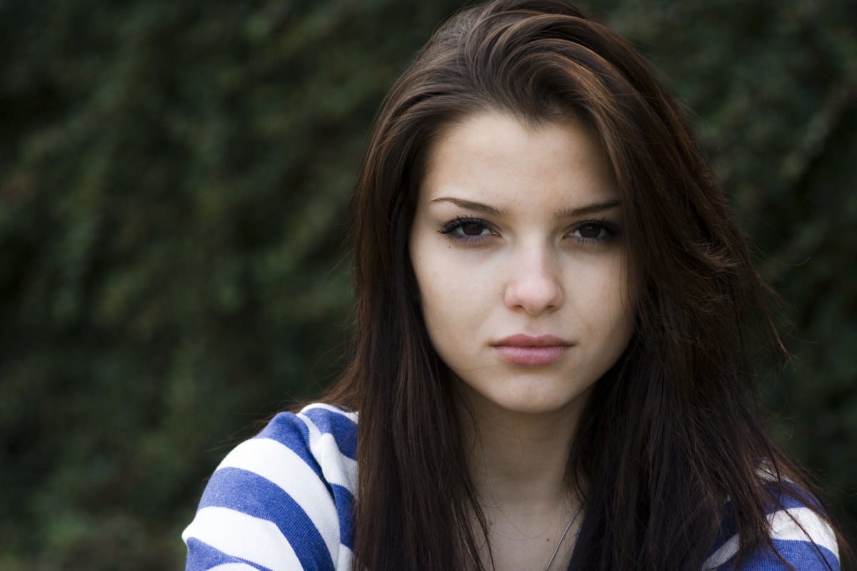 Sad Teenage Outside